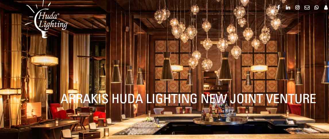 Arrakis Lighting et Huda Lighting s'unissent pour créer Arrakis Huda Lighting