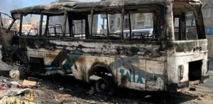 Thiès : Trois bus Tata incendiés au cocktail molotov