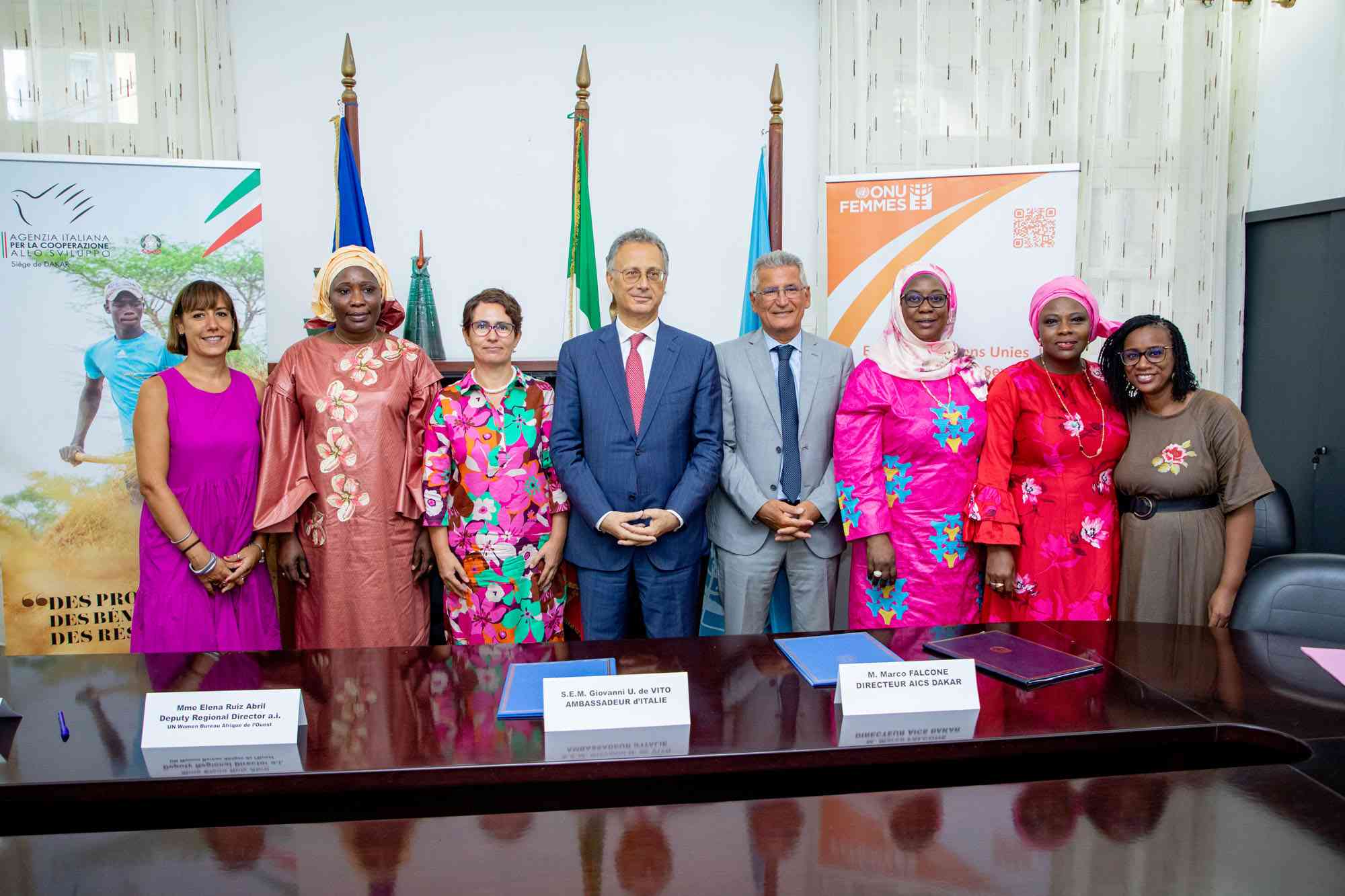 La coopération italienne accompagne ONU Femmes pour renforcer la résilience des femmes vivant aux frontières du Sénégal et du Mali