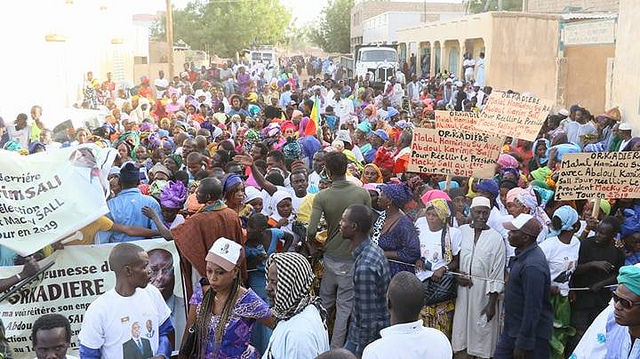 Abdou Karim Sall, parrain du meeting de ralliement de Malal Hamady Sy à Orkadiéré 