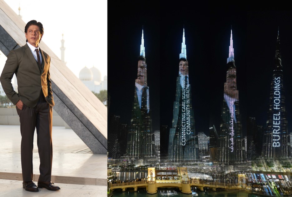 Burjeel Holdings reprend l’écran de Burj Khalifa, pour le lancement d’une nouvelle campagne mettant en vedette Shah Rukh Khan