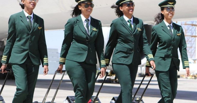 Ethiopian Airlines continue d'inspirer les filles africaines  avec pour la 6e fois consécutive des vols entièrement effectués par des femmes
