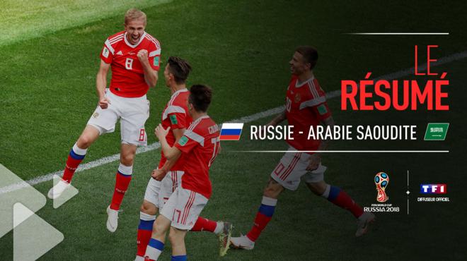 Mondial 2018  - Russie - Arabie Saoudite 5-0. Vidéo du match La Russie régale et respire !