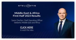 Samir Cherfan, Directeur des Opérations pour le Moyen-Orient et l&#039;Afrique, présente les résultats du premier semestre 2023 pour Stellantis Moyen-Orient et Afrique